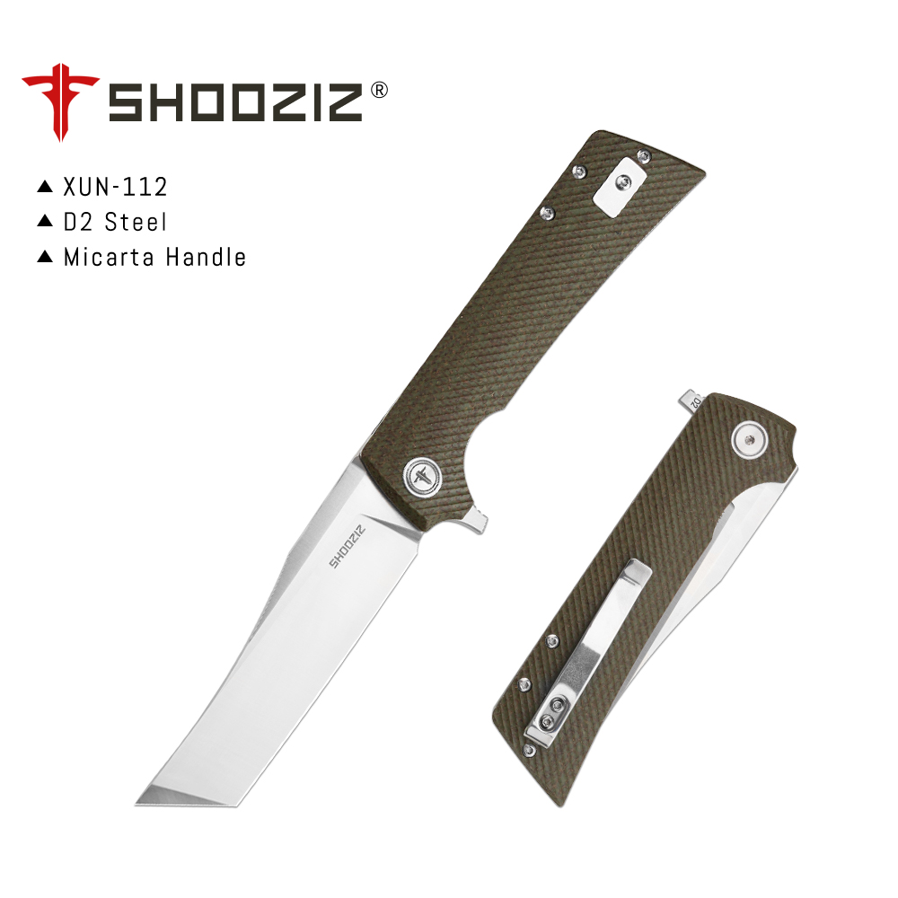 Edc Carry Clip - Shooziz XUN112 EDC Klappmesser mit Clip,