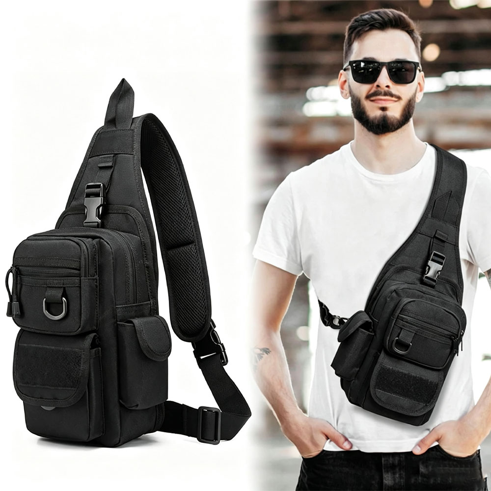 Edc Concealed Carry Sling Bag - Taktische Pistolentasche, Waffentasche, verdeckte Tragetasche für