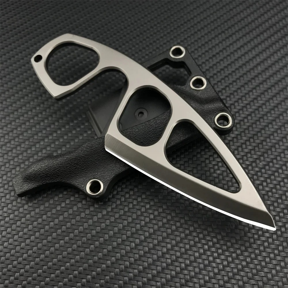 Edc Carry Fixed Blade - Hochharter Halsmesser mit 440C-Klinge und Kydex-Scheide