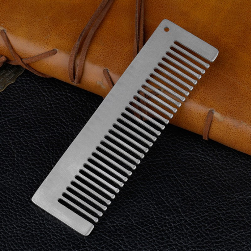 Comb Pocket Titanium - Ultraleichter Kamm aus Titanlegierung, antistatischer Haarkamm,