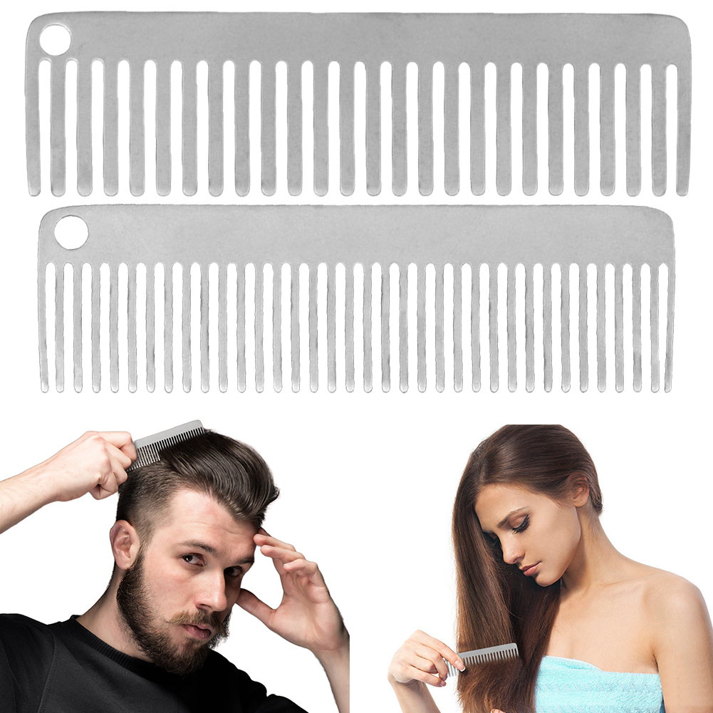 Comb Pocket Titanium - Titan-Kamm, antistatischer Taschen-Titan-Kamm, hitzebeständiger Outdoor-Haarkamm, kleiner