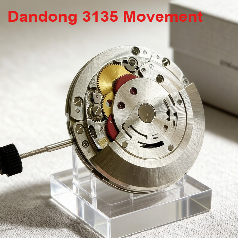 Watch Winder Compact - Dandong Super 3135 Automatik-Uhrwerk mit blauem