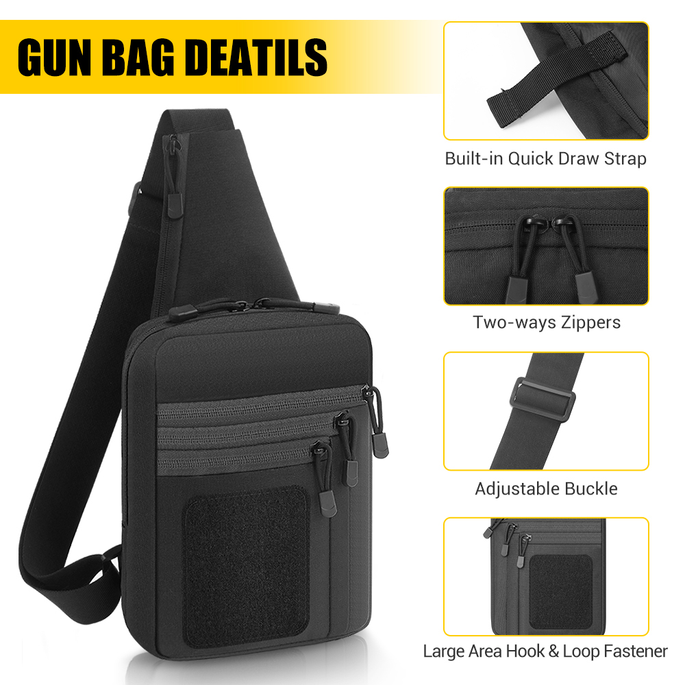 Taktische Pistolen-Tasche Verd – Edc Concealed Carry Sling Bag Bewertung und Preis