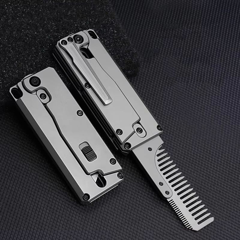 Titan Legierung Klapp Kamm Aus – Comb Pocket Titanium Bewertung und Preis