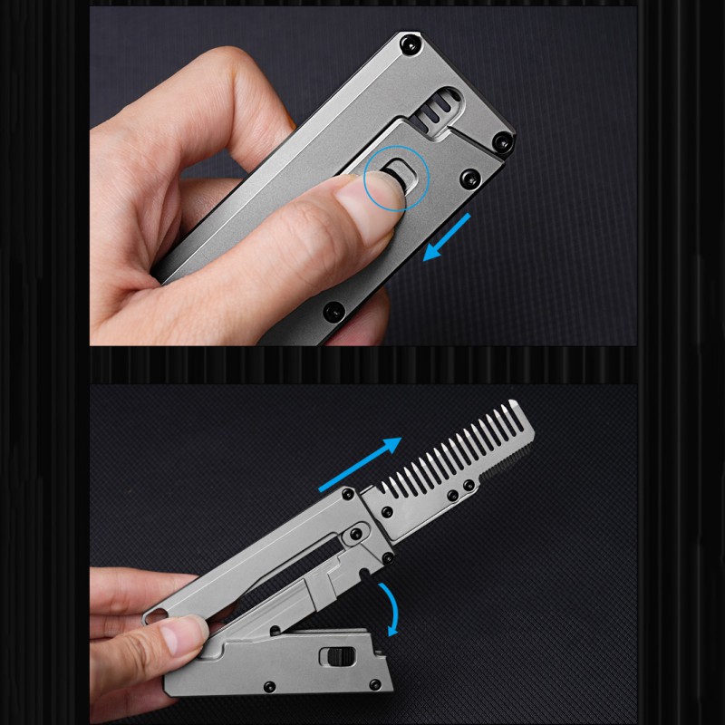 Titan Legierung Klapp Kamm Aus – Comb Pocket Titanium Bewertung und Preis