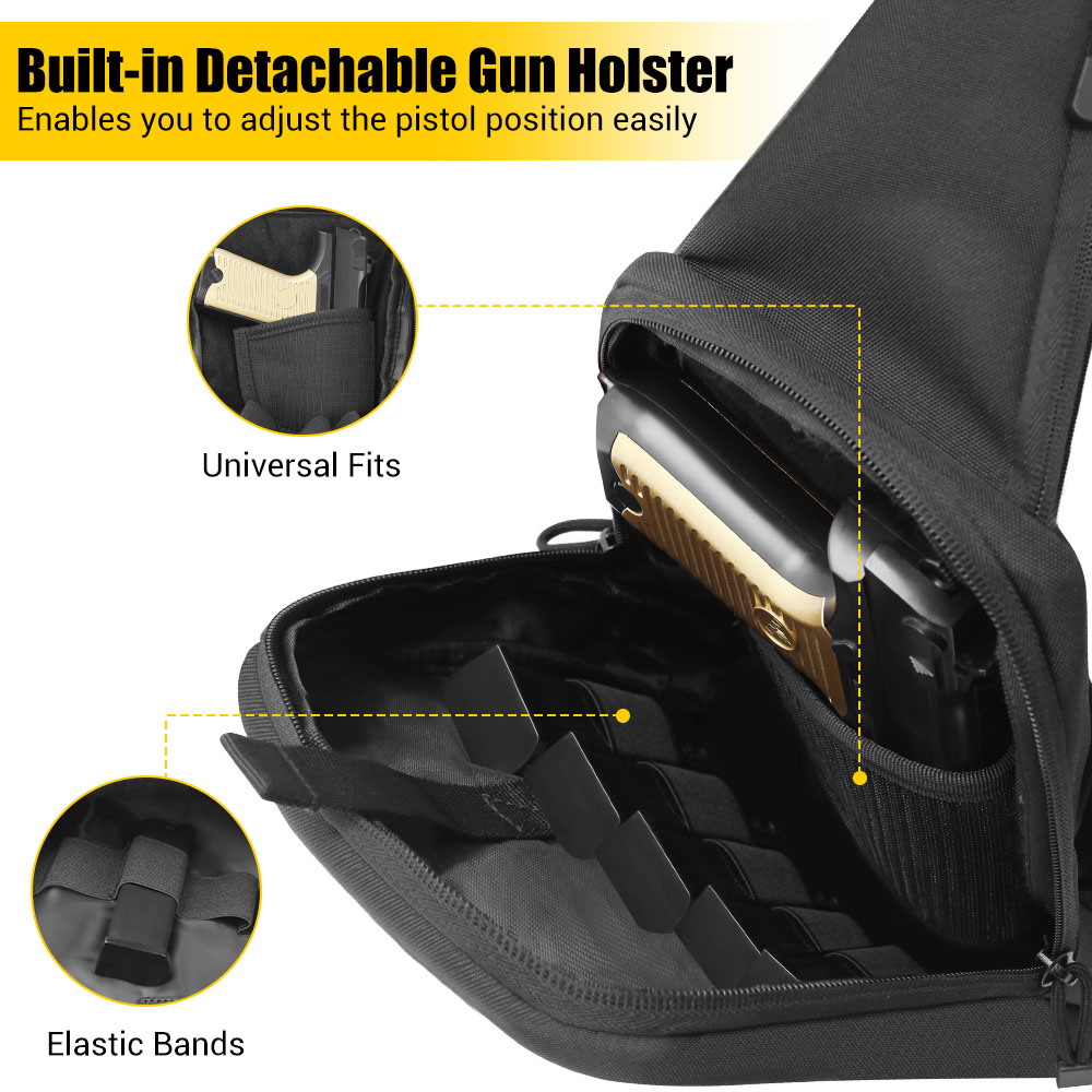 Taktische Pistole Pistole Tasc – Edc Concealed Carry Sling Bag Bewertung und Preis