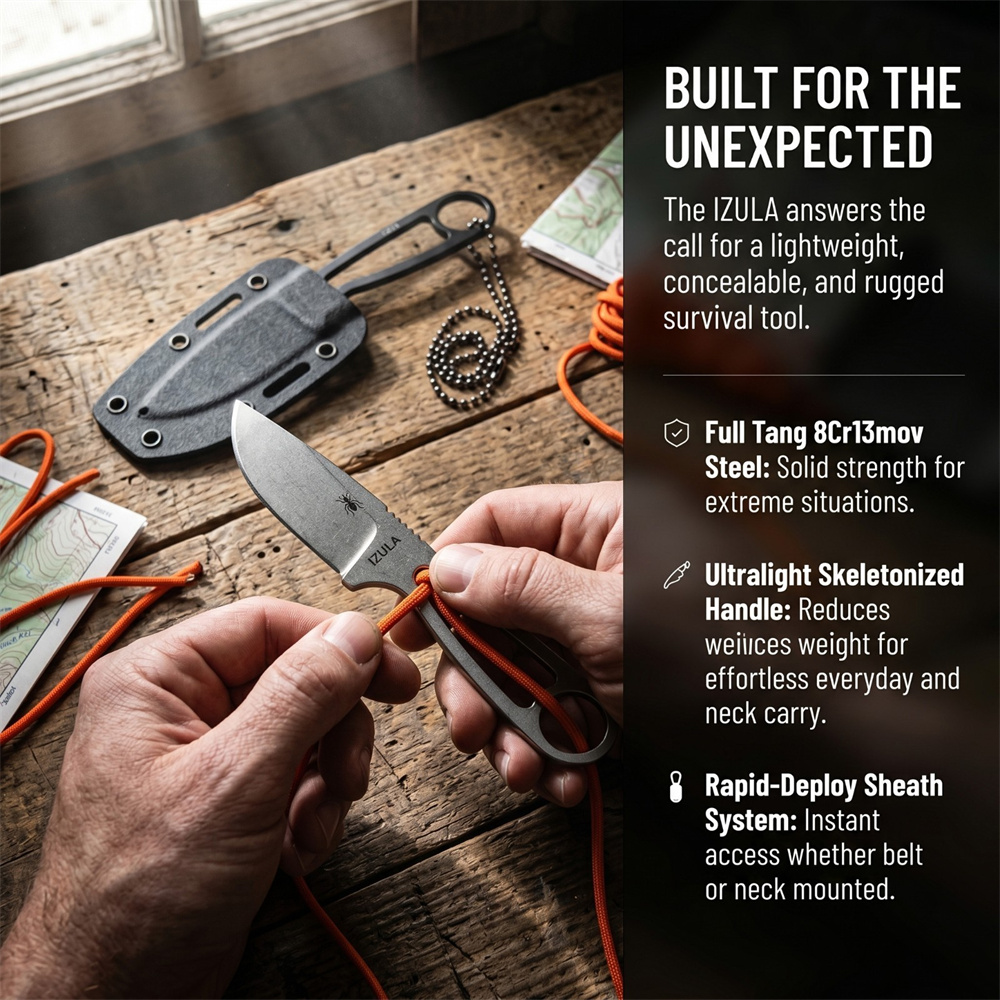 Tägliches Begleitmesser mit Vo – Edc Carry Fixed Blade Bewertung und Preis